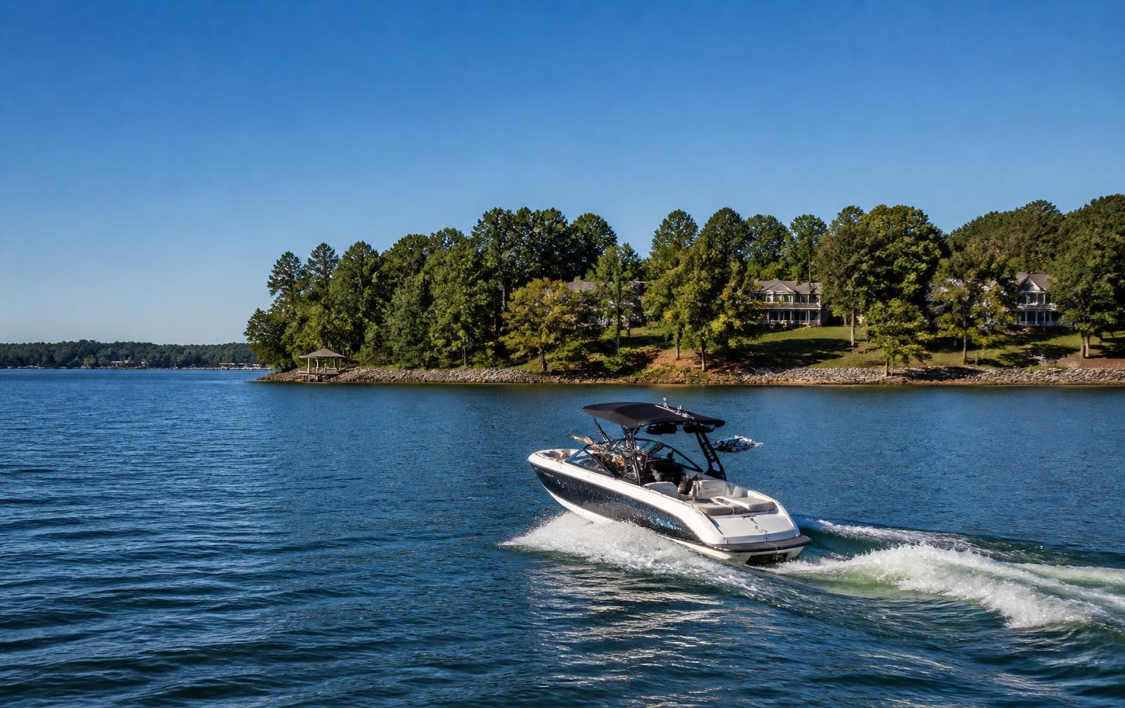 Who regulates the shoreline. — The Point at Lake Norman